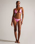 ALANIAA-Swimwear-Holiday essentials: sun, sand and ALANIAA. Double up your beachside look with this classic halter neck style, whether you're lounging by the pool or riding the waves. Triangle bikini top Halter neck Floral print Striped tie fastening Tassel details Metal hardware Reversible- Ted Baker Romania